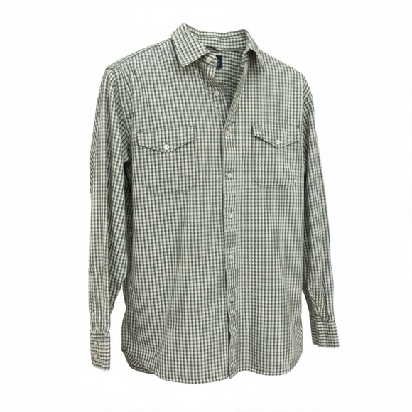 Timberland Other - Timberland County Western Green Plaid Button Down Shirt Size M